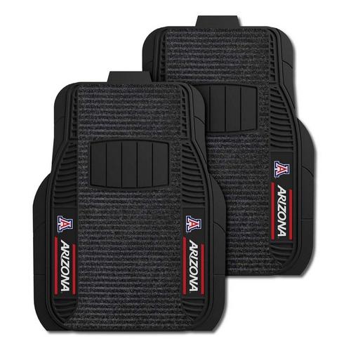 Logo Brands Arizona Wildcats Deluxe Car Mat Set - Primary Image