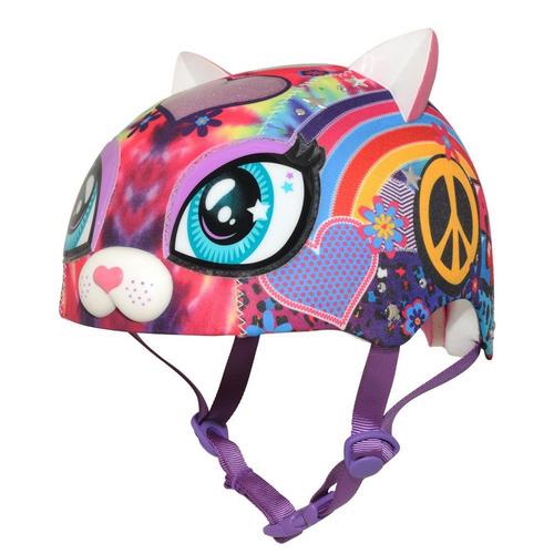 Youth Raskullz Peace Love Kitty Helmet - Primary Image