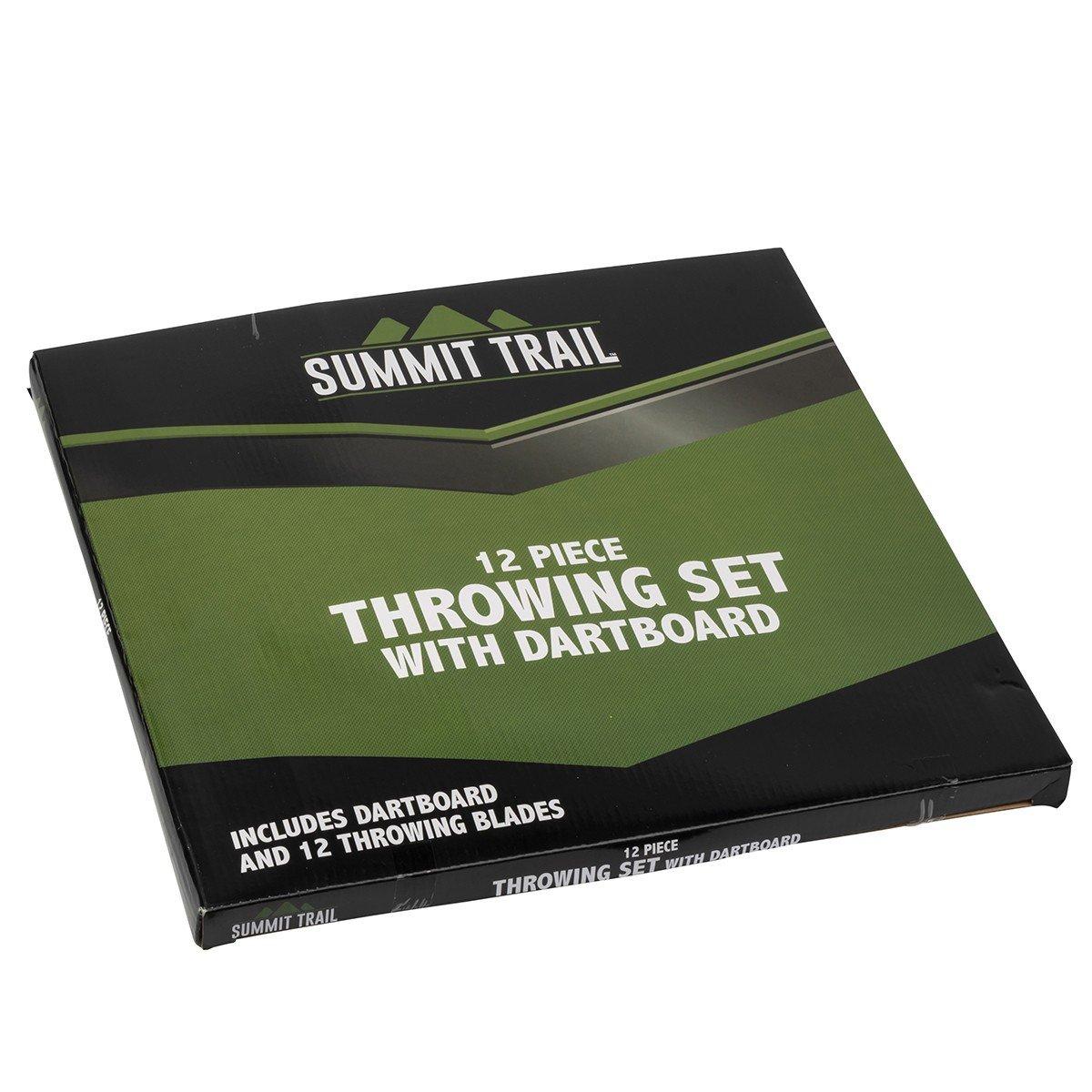Summit Trail Dartboard With 12 Throwing Blades - Summit Trail