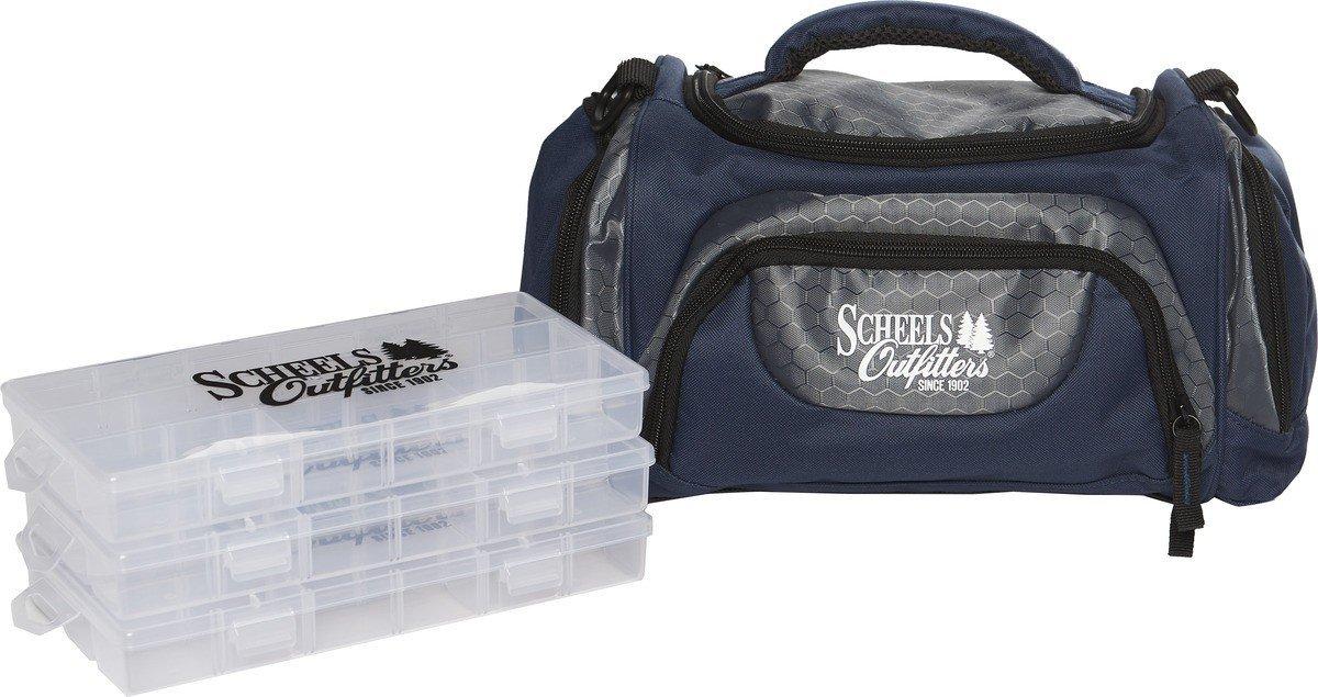 calcuta blue tackle box scheels Calcutta Squall Bag | Mossy Oak Shoreline Pattern | 4 3600 Tackle Boxes | Durable Fishing Tackle Bag | Removable Shoulder Strap The main compartment includes four utility trays Scheels Outfitters Trophy Tackle Bag