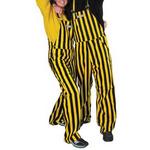 Game Bibs Black & Gold Striped Overall Bibs - Thumbnail 1 of 2
