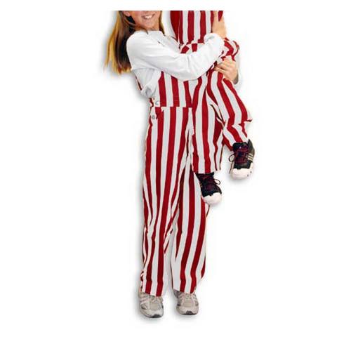 Game Bibs Kids' Maroon & White Overall Bibs - Primary Image