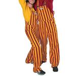 Game Bibs Garnet & Gold Striped Overall Bibs - Thumbnail 1 of 2