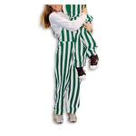 Game Bibs Toddler Kelly Green & White Overall Bibs - Thumbnail 1 of 2