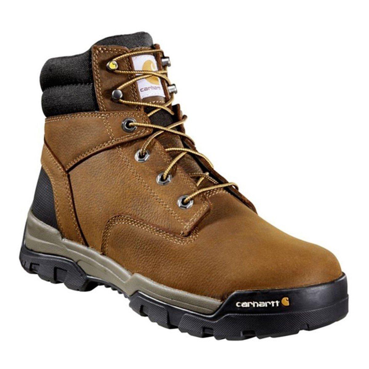 Carhartt Men's Ground Force Waterproof 6 Composite Toe Work Boot | Brown Oil Tanned | 8 M