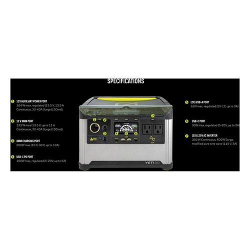 Goal Zero Yeti 300 Portable Power Station - Primary Image