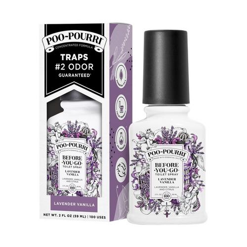 POO-POURRI Lavender Vanilla 2 oz. Toilet Spray - Primary Image