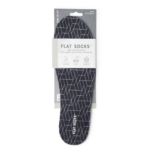 Flat Socks Black Terry Insoles - Primary Image
