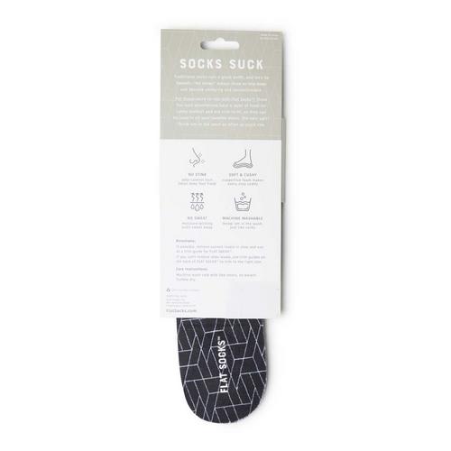 Flat Socks Black Terry Insoles - Primary Image
