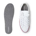 Flat Socks Dark Heather Grey Wool Insoles - Thumbnail 3 of 4