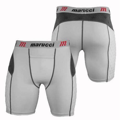 Men's Marucci Baseball Padded Slider Compression Shorts - Primary Image