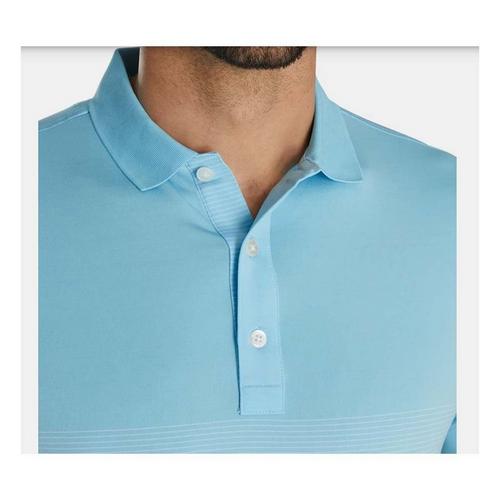 Men's FootJoy Engineered Pin Stripe Lisle Polo - Primary Image