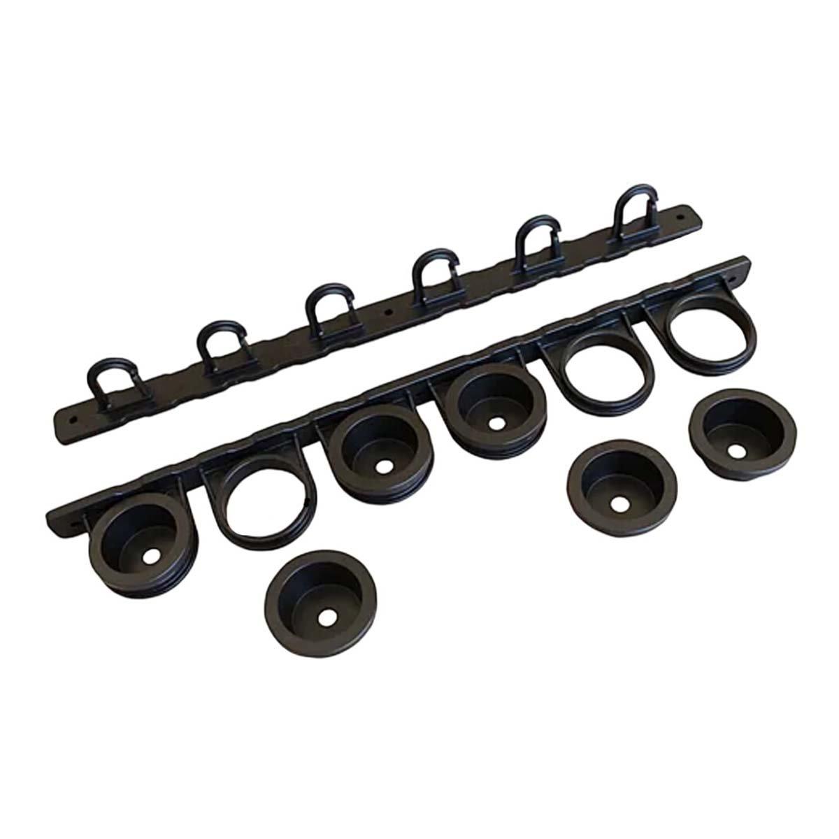 Rush Creek 3-IN-1 All Weather 6-Rod Fixed Storage Rack