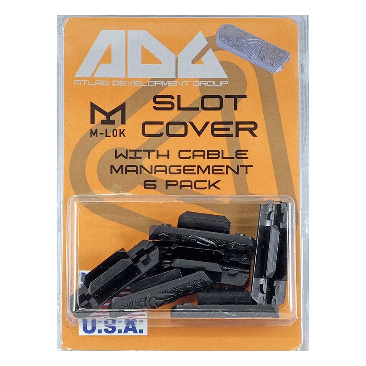Atlas M-Lok Slot Covers with Cable Management 6-Pack - Atlas Development Group