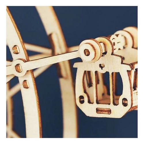 Hands Craft 3D Modern Wooden Puzzle Music Box Ferris Wheel - Primary Image