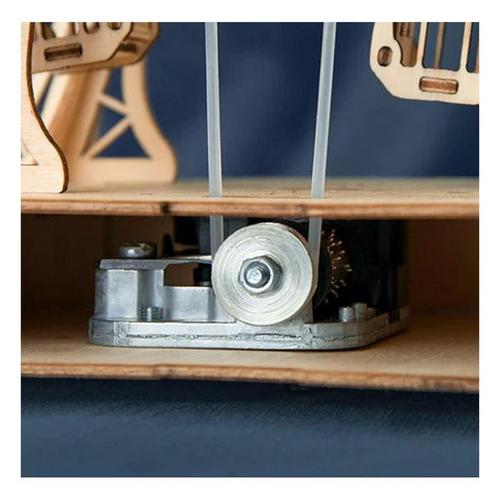 Hands Craft 3D Modern Wooden Puzzle Music Box Ferris Wheel - Primary Image