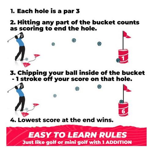 BucketGolf 6 Hole Game - Primary Image