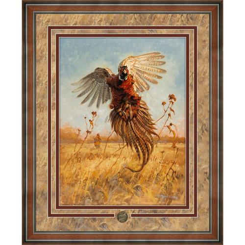 2021-2022 Pheasants Forever Print of the Year - Final Flight by Ryan Kirby - Framed Regular Edition 3-Pack - Primary Image
