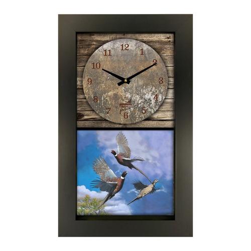 Print & Frame Pheasants Mantel Clock - Primary Image