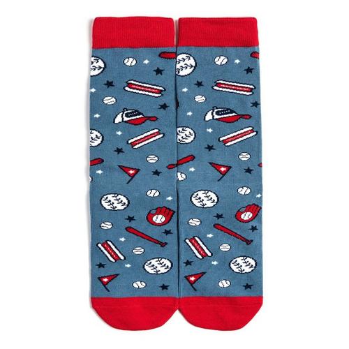 Lavley "I'd Rather Be Watching Baseball" Crew Socks - Primary Image