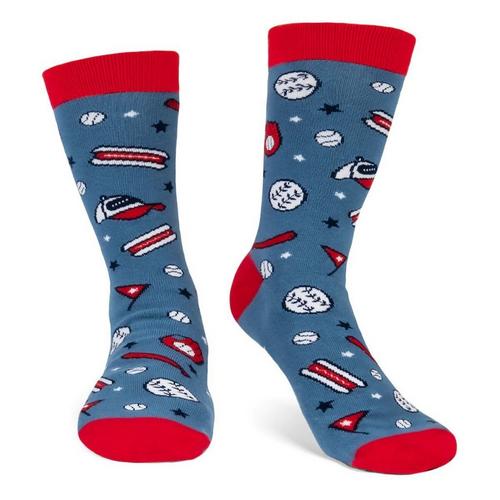 Lavley "I'd Rather Be Watching Baseball" Crew Socks - Primary Image