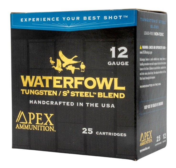 Apex Ammunition TSS/Steel Blend Shotshells 12 Gauge Shotshells 25 Round Box
