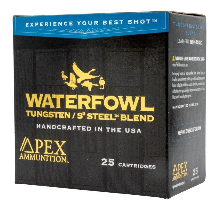 Apex Ammunition Waterfowl TSS/S3 Steel Blend 20 Gauge Shotshells 25 Round Box