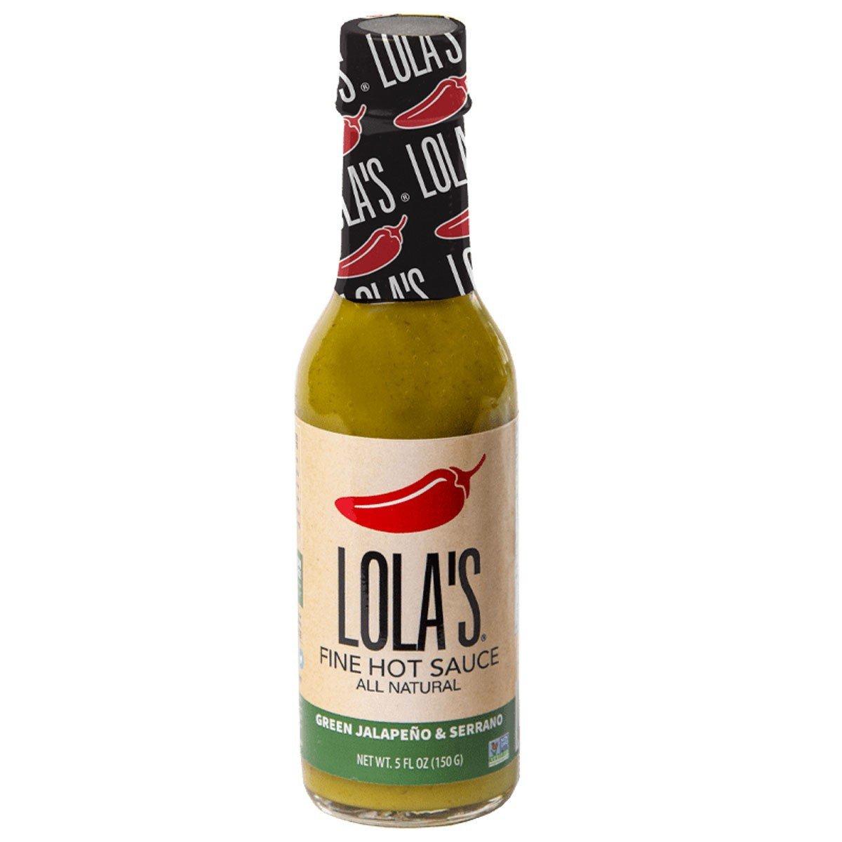 Lola's Fine Green Jalapeno and Serrano Sauce 5 Oz - Lolas Fine Hot Sauce