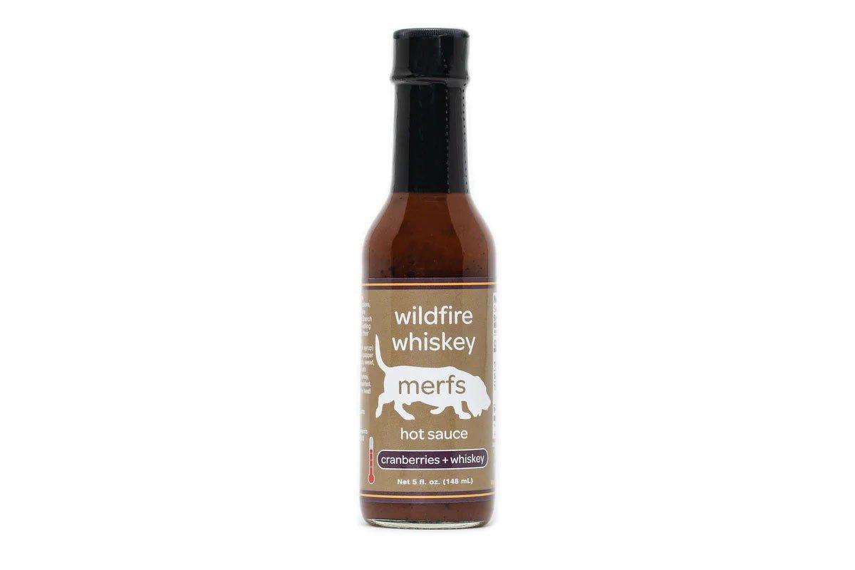 Merfs Condiments Wildfire Whiskey Hot Sauce 5 oz - Merfs Condiments