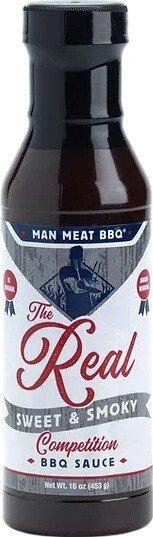 Man Meat BBQ Real Sweet & Smoky BBQ Sauce - Man Meat BBQ
