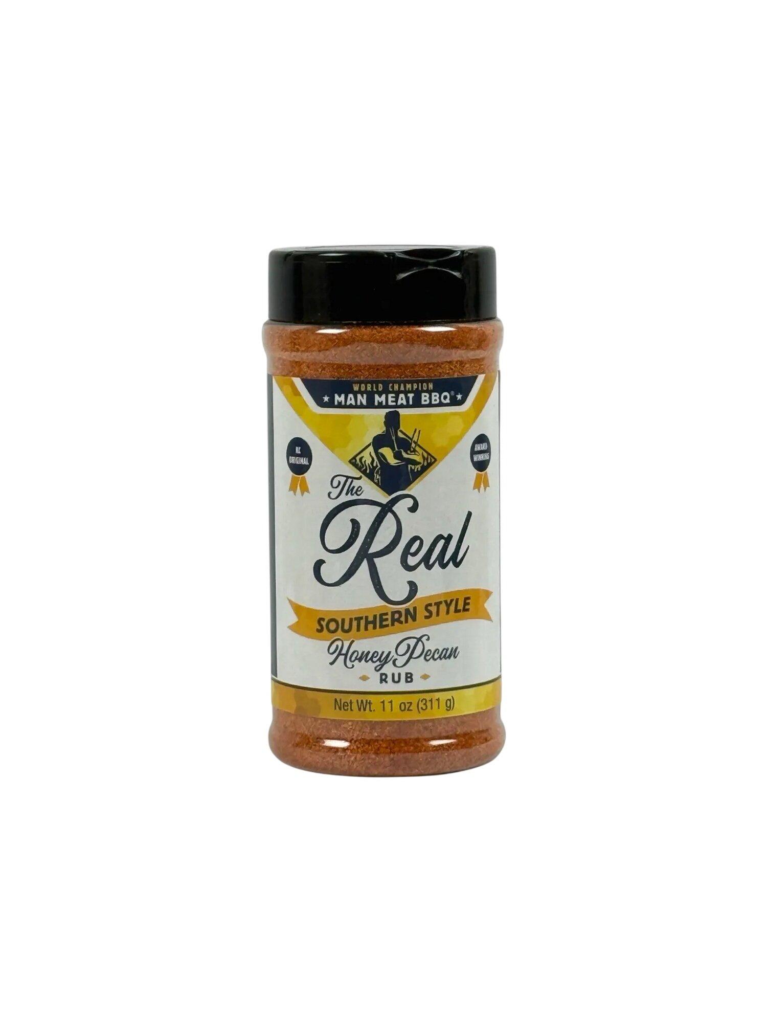 Man Meat BBQ The Real Southern Style Honey Pecan BBQ Rub - Man Meat BBQ
