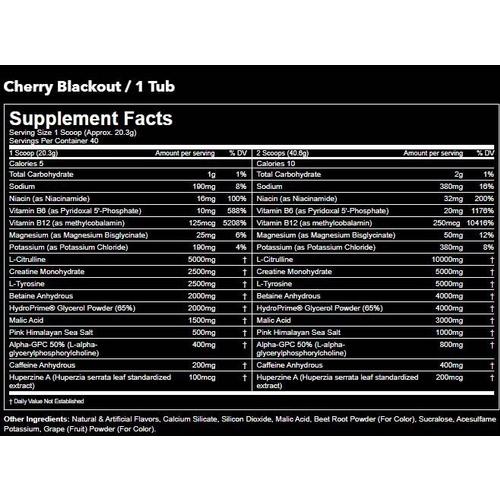 Gorilla Mode Cherry Blackout Pre-Workout - Primary Image