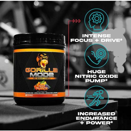 Gorilla Mode Cherry Blackout Pre-Workout - Primary Image