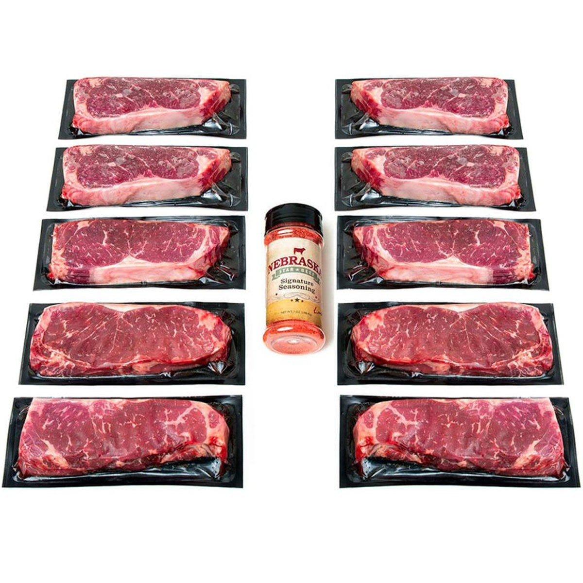 Nebraska Star Beef Premium NY Strip Bundle - Nebraska Star Beef