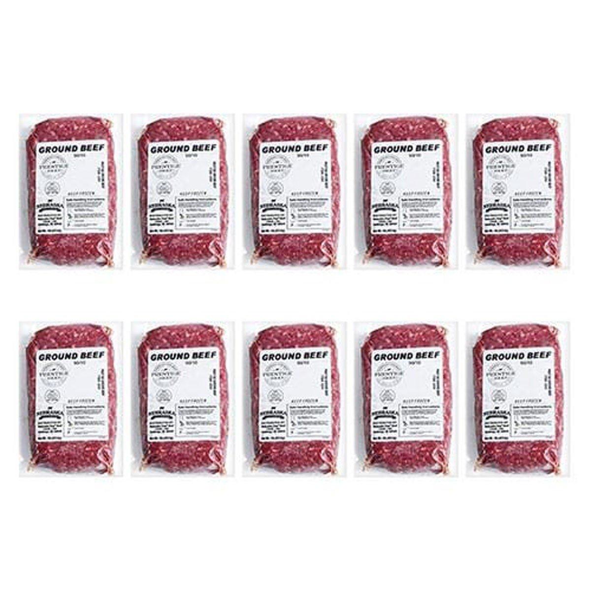 Nebraska Star Beef 10lb Prestige® 90/10 Ground Beef - Nebraska Star Beef