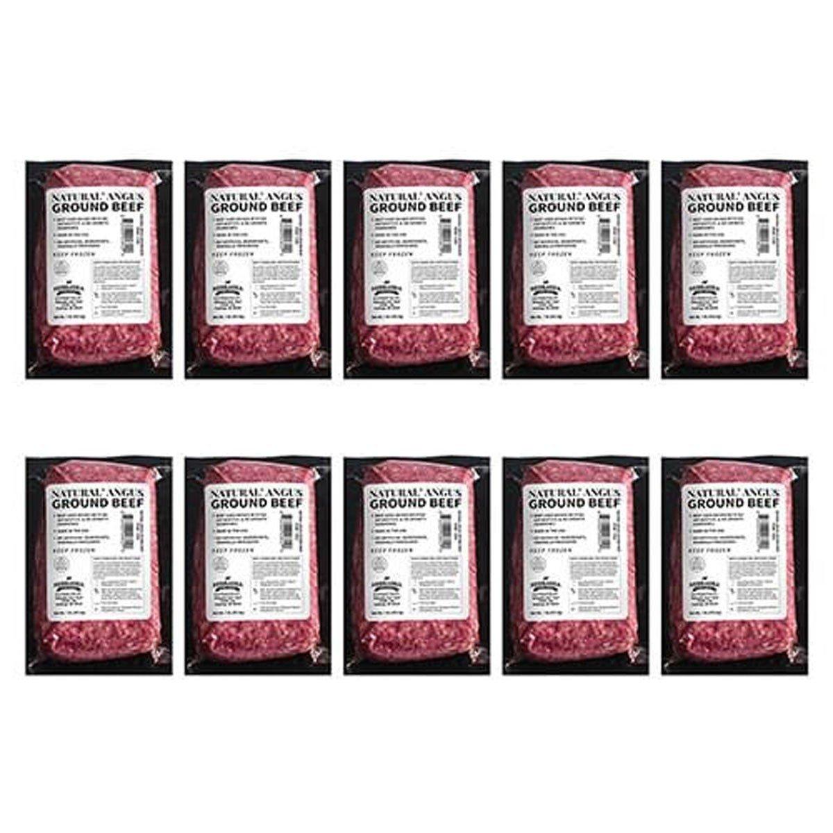 Nebraska Star Beef 10lb All-Natural Angus 80/20 Ground Beef - Nebraska Star Beef
