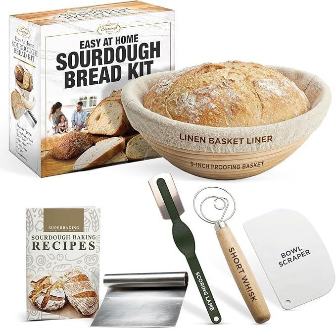 Sourdough Secrets 7 Piece Sourdough Starter Kit - Spark Innovators Corp.