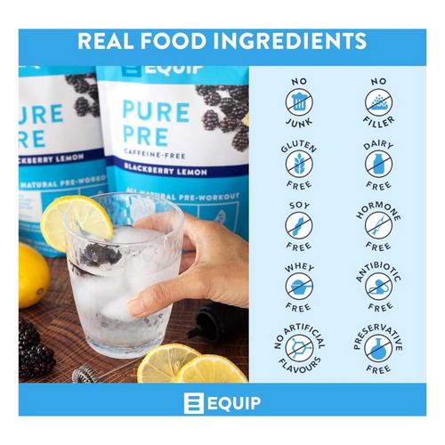 Equip Foods Pure Pre All Natural Pre-Workout Powder (Caffeine Free) - Primary Image