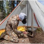 Argali Outdoors Skyline 8' Ti Titanium Wood Stove - Thumbnail 4 of 10