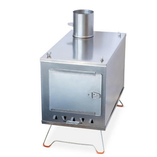 Argali Outdoors Skyline 8' Ti Titanium Wood Stove - Primary Image