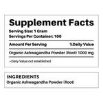 Just Ingredients Organic Ashwagandha - Thumbnail 3 of 3