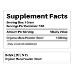 Just Ingredients Organic Maca Root Supplement - Thumbnail 3 of 3