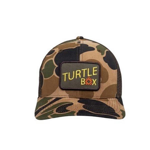 TURTLEBOX Everyday  Trucker Camping Snapback Hat  Camo