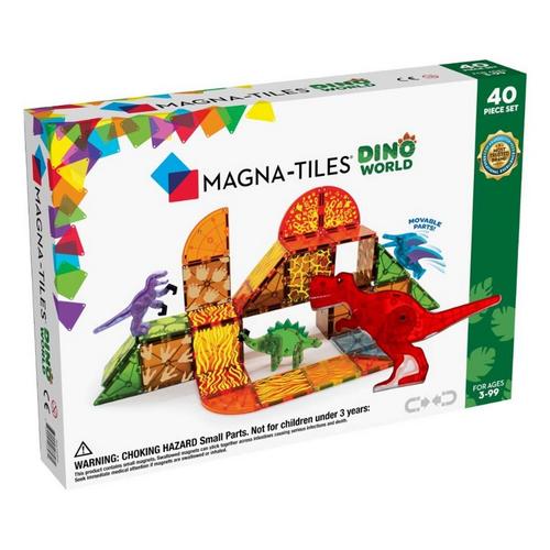 Magna Tiles Dino World 40 - Piece Set - Primary Image