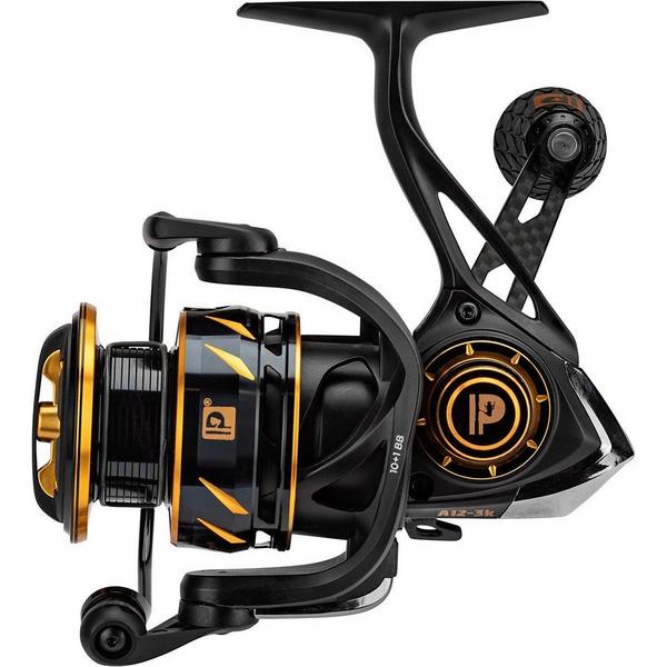 ProFISHiency ProFISHiency A12 2000 Series Black/Gold Magnesium Spinning Reel Fishing Spinning Reel Left/Right Hand Retrieve Black Gold