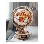 Hands Craft 3D Modern Wooden Puzzle Luminous Globe - Thumbnail 5 of 6