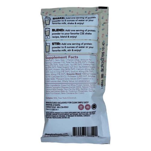 Clean Simple Eats Single Serving Protein Powder