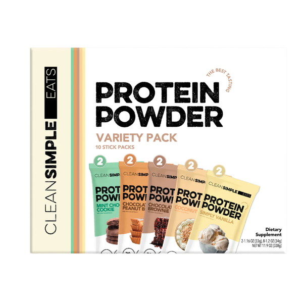 Clean Simple Eats Protein Powder Single Serving - 10 Pack