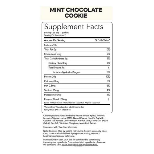 Clean Simple Eats Protein Powder Single Serving - 10 Pack - Primary Image