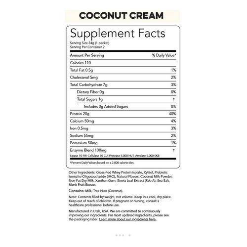 Clean Simple Eats Protein Powder Single Serving - 10 Pack - Primary Image